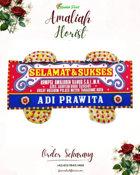 Papan Bunga Ucapan Selamat Dullah