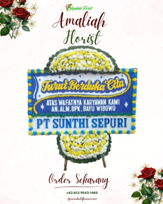 Papan Bunga Duka di Dullah