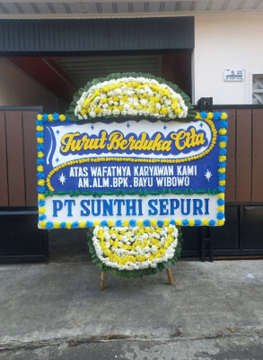 Papan Bunga Duka di Dullah