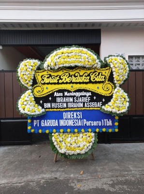 Papan Bunga Duka di Dullah